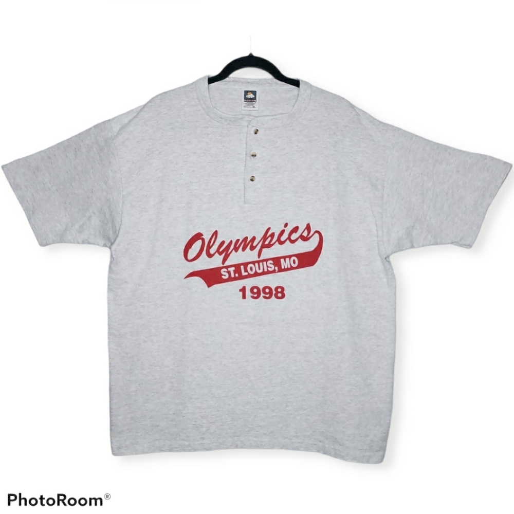 Rare Pat LaFontaine 1998 Nagano Japan Olympics Hockey 90s T-shirt